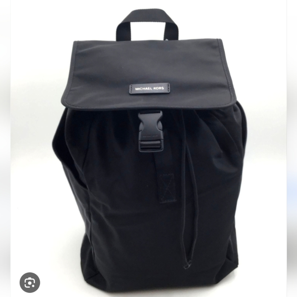 Michael Kors | Black Nylon Drawstring Backpack